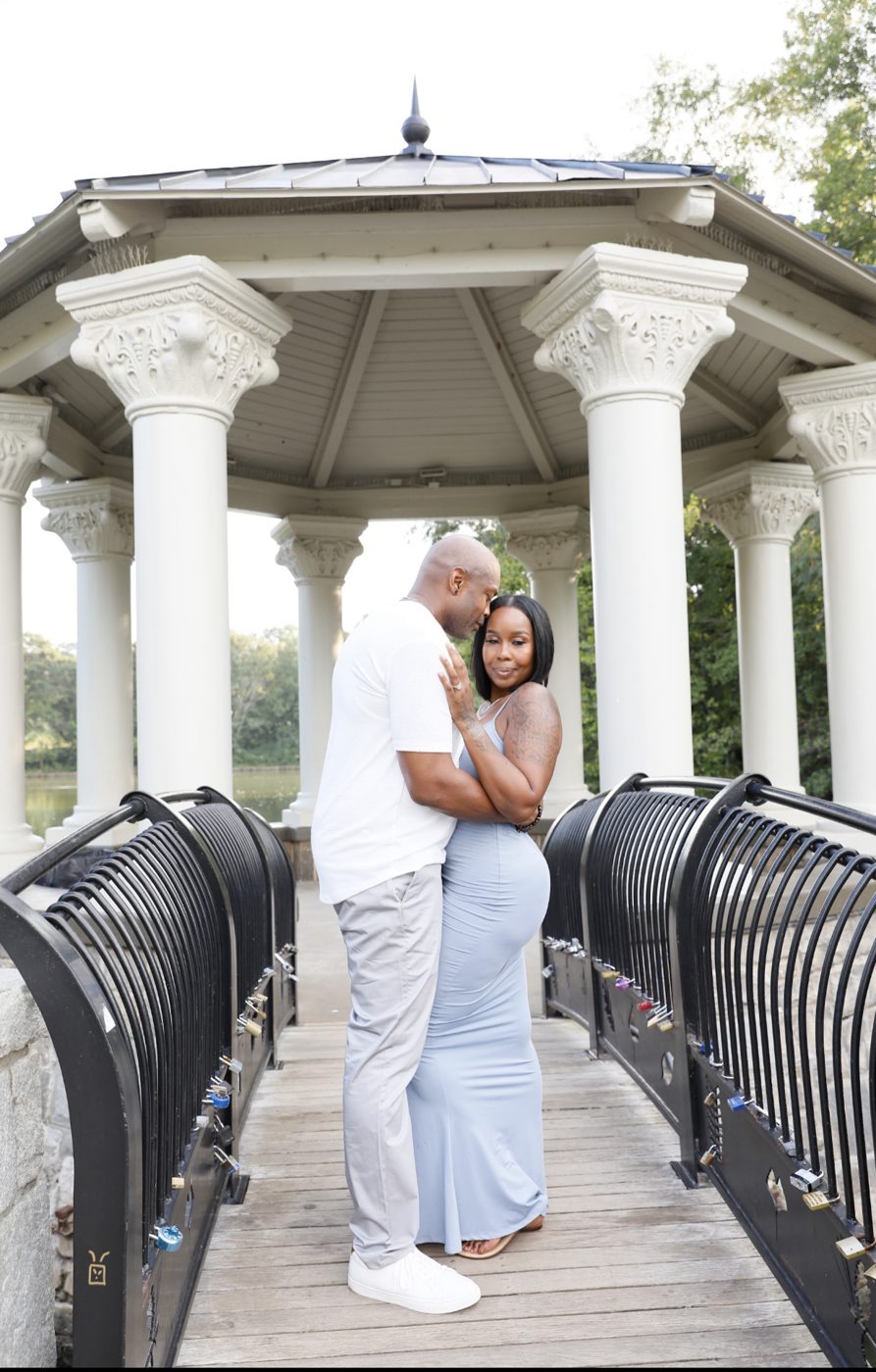 Couple at the gazebo